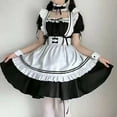 thumbnail image 3 of Französisches Dienstmädchen Kostüm Dienstmädchenkleider Lolita Damen süßes L Jinwen Disfraz de sirvienta, 3 of 8