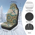 thumbnail image 7 of Uorisanigo Car Seat Covers, Ethnic Hummingbird High Back Front Seat Covers for Cars, 2 Pcs, Aoto Seats Cover Set and Accessories Universal Fit for Most Cars, SUVs,Trucks, 7 of 7