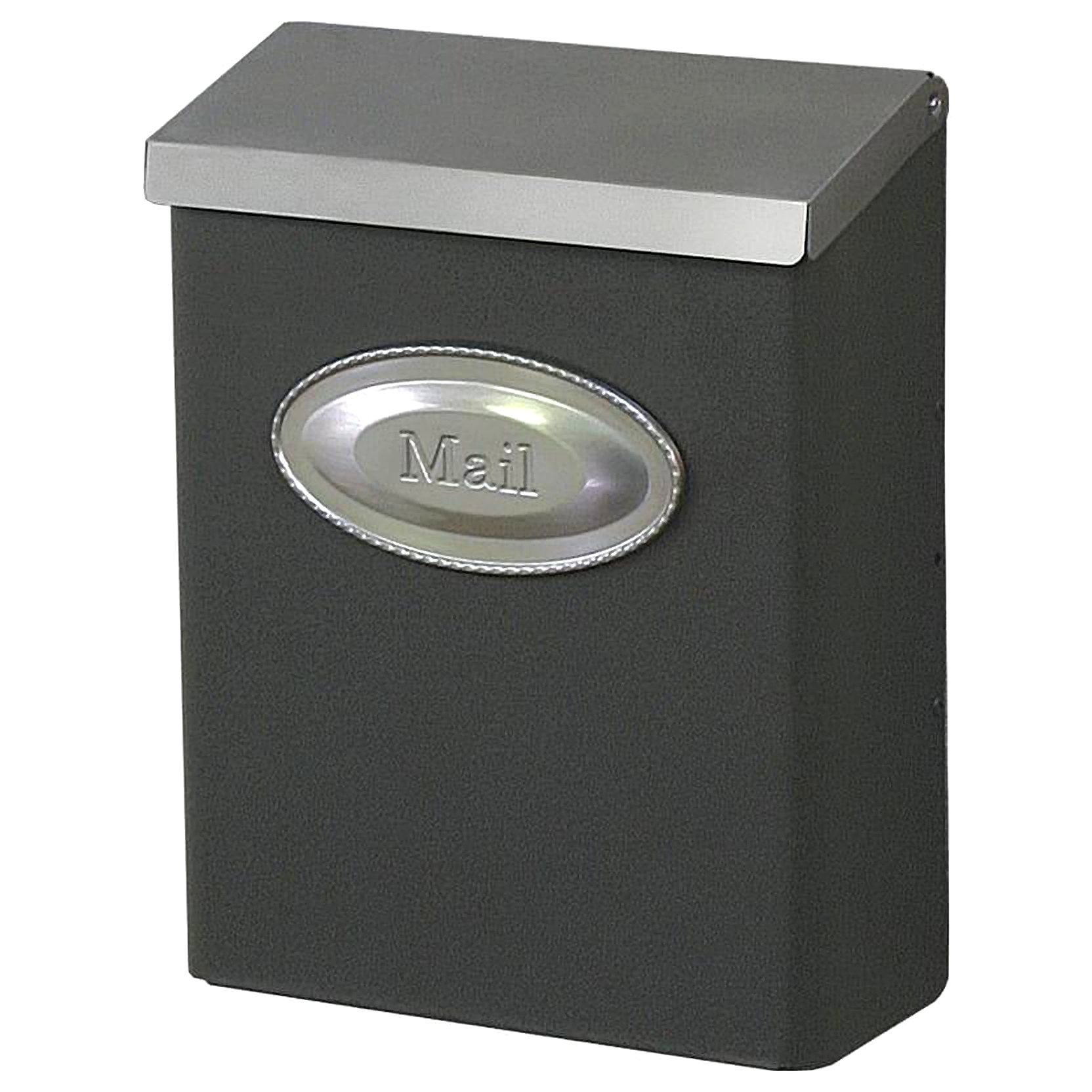 Gibraltar Designer Modern Steel Residential Locking Wall Mount Mailbox, Bronze