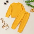 thumbnail image 3 of Younger Tree Toddler Fall Outfits for Girl Boy Long Sleeve Sweatsuit Top and Sweatpants Set Baby Girl Winter Clothes for 12 Months-5T, 3 of 7