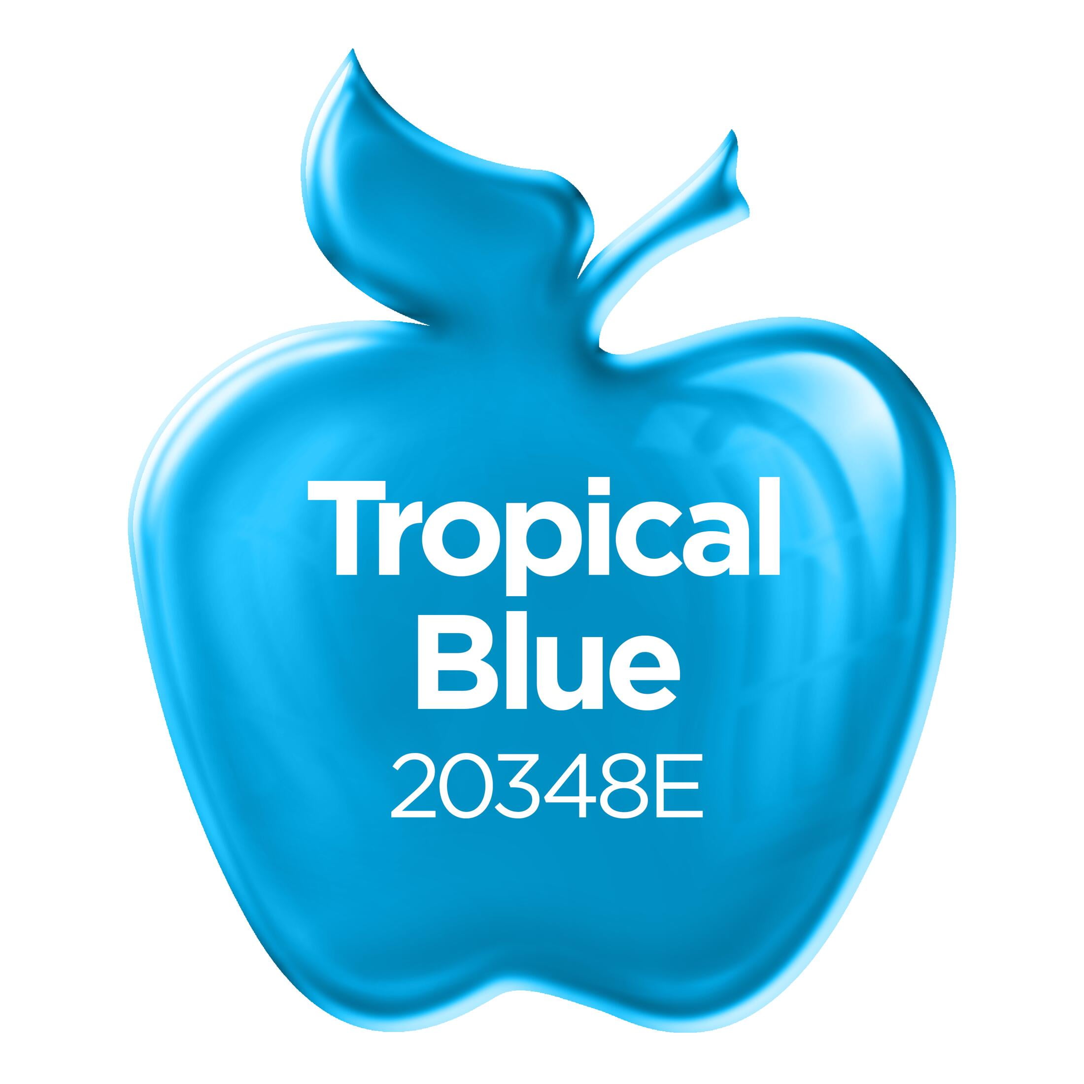 (2 pack) Apple Barrel Acrylic Craft Paint, Gloss Finish, Tropical Blue, 2 fl oz