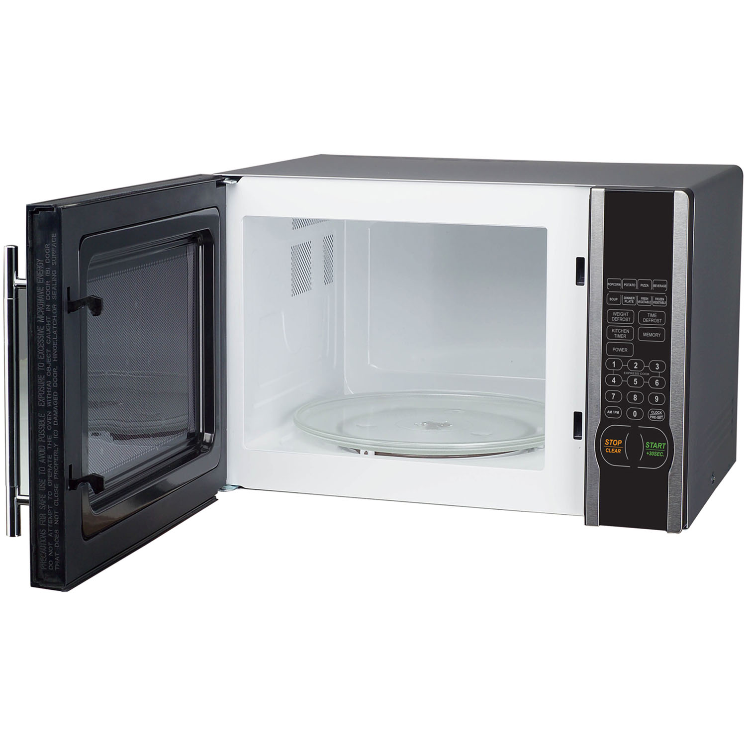 Magic Chef New1.1- Cu. ft. 1000W Countertop Microwave Oven with Stylish Door Handle, Stainless Steel - image 2 of 5