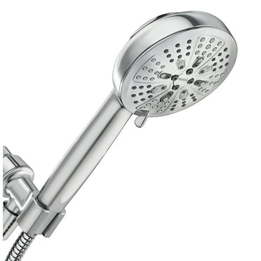 Moen Hydro Energetix Chrome Detachable 7-Function Handheld Shower Head, 200H0