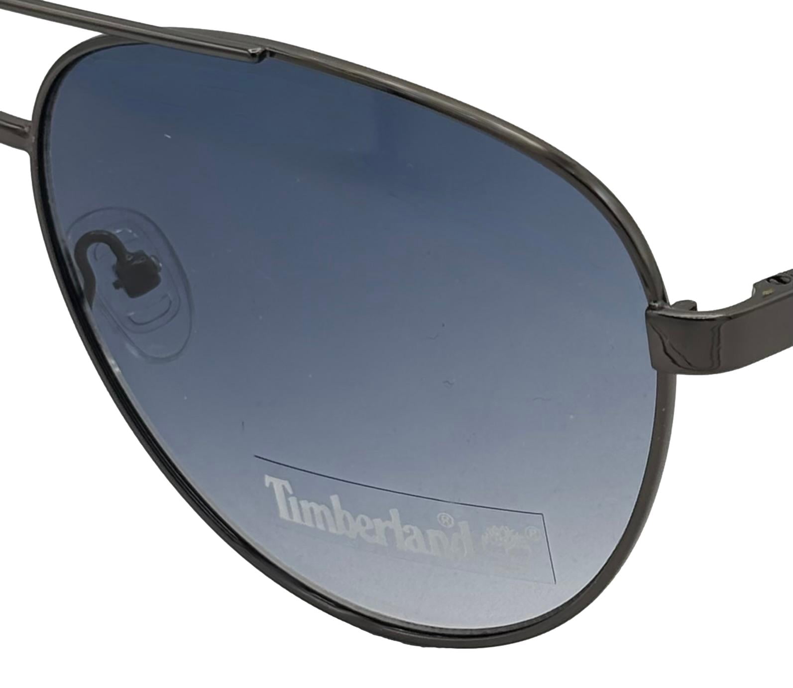 Timberland Sunglass Mens Gunmetal Metal Aviator, Gradient Lens TB7210 8X
