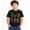 Black-89, variant on Halloween Skeleton Hands Up Graphic Graphic T-Shirt for Boys, Fun Spooky Short Sleeve Shirt for Fall