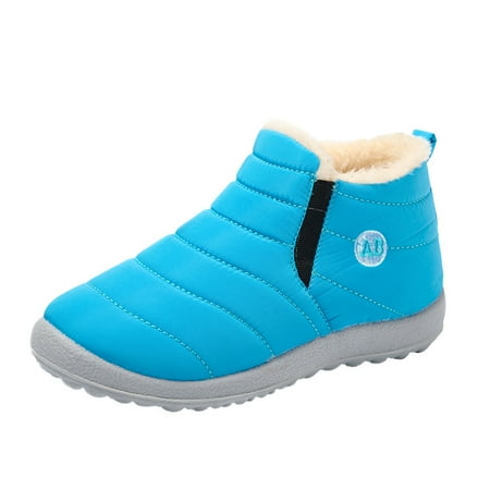 

2024 New Childrens Winter Fleece Childrens Children S Snow Boots Flat Splashing Fleece Toddler Boots Girl Warm Short Tube Snow Metallic Toddler Boots