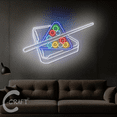 thumbnail image 4 of C-CRAFT Billiard Ball Table and Cue Neon Led Lights 33 inch for Billiard Pool Hall Decor, 4 of 5