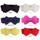 thumbnail image 3 of Mujeres Bowknot cinturón ancho elástico PU cuero cierre de botón a presión moda Eccomum Amarillo, 3 of 4
