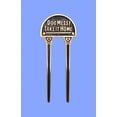 thumbnail image 2 of Solid Brass Sign Gardend Yard Dog Mess! Polished Plaques | Renovator's Supply, 2 of 6