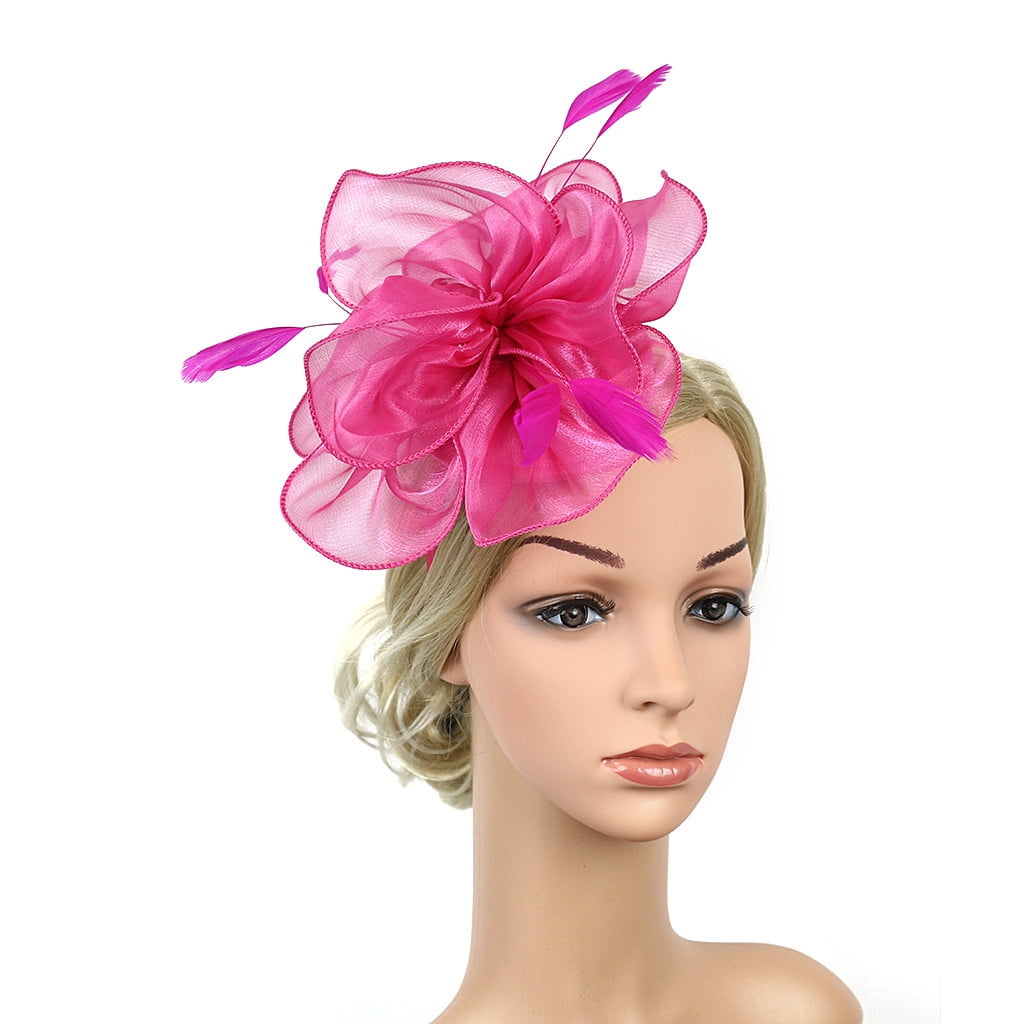 Handmade Fabric Headband Feathers on Aqua Headband for Women Womens Headband Reversible Headband Adult Headband