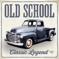 thumbnail image 2 of Mollie B. 12x12 White Modern Wood Framed Museum Art Print Titled - Old School Vintage Trucks IV, 2 of 4