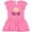 Raspberry with Polka Dots, variant on Inktastic Mimi and Papa Love Me Baby Girl Gift Baby Girl Dress