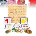 thumbnail image 4 of Puzzle Matrix Montessori Zulema de Madera para crear figuras y formas 21x21x1.5cm Geoplano Montessori, 4 of 8