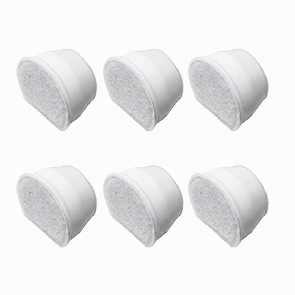 4-pack ersättningskolfilter för Drinkwell Ceramic och Pagoda husdjursvattenfontän, 7,5 – 3,7 – 1,8 liter, Stream/Seaside, naturlig och säker matta