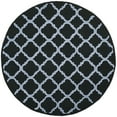 thumbnail image 3 of SAFAVIEH Newport Joselyn Geometric Cotton Area Rug, Black/Blue, 5'6" x 8'6", 3 of 9