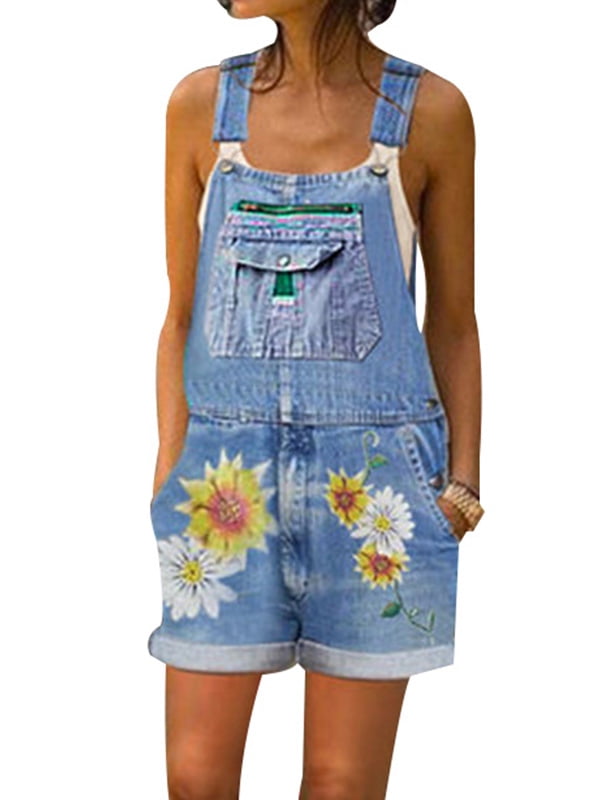 sunflower overalls shorts