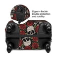 thumbnail image 5 of Wukai Red Rose Skull Elastic Luggage Cover: Personalized Protection for Your Suitcase - Fits 19~29-inch, Washable & Durable Travel Companion-Large, 5 of 8