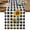 Black, variant on Sunflowers Cotton Linen Table Runner for Dining Kitchen, Spring Summer Bees Yellow Floral Grey Wedding Outdoor Party Tablerunners Decoration, Dresser Scarf Coffee Tablecloth Runners 13x90 Inches