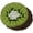 Kiwi Fruit, variant on Fruit Beaded Patches Banana Avocado Kiwi Fruit Durian Rhinestones Sew on Patches Handmade Beaded Appliques DIY Garment Decoration 4pieces