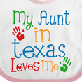 thumbnail image 4 of Inktastic My Aunt in Texas Loves Me Boys or Girls Baby Bib, 4 of 4