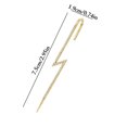 thumbnail image 4 of Women Ear Climber Lightning Crystal Snowflake Ear Wrap Crawler Leaf Ear Crawler, 4 of 10