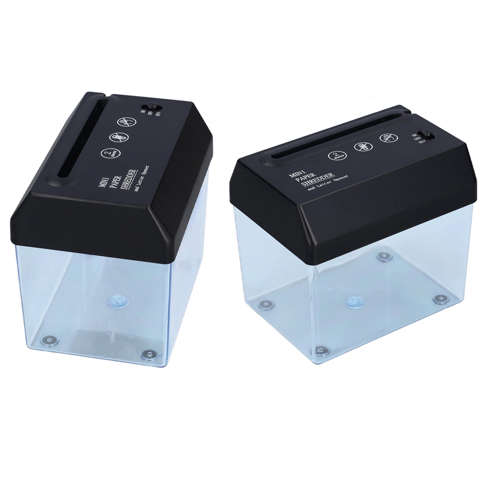 Suodoka Mini Paper Shredder USB Battery Operated Portable A6 Document Cutting Machine for Home Office Privacy Protection