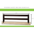 thumbnail image 3 of Wooden Safety Bed Side Guard Rail for Toddler, Kids and Children’s Beds (Ash Grey), 3 of 4