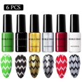 thumbnail image 1 of NICOLE DIARY 6ml Estampado de esmalte de uñas Negro Blanco Nail Art Impresión Barniz Sello para uñas Esmalte de uñas híbrido Lacas Tan Jianjun unisex, 1 of 2