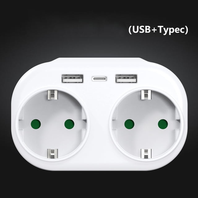 5-in-1 Power Strip Multiple Plug For Socket Multiple Plug Multiple Plug For Kitchen Office Travel