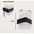 thumbnail image 5 of Arbotante De Luz Led Exterior Cuadrada, 5 of 5