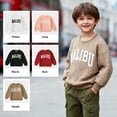 thumbnail image 6 of Actgleam Toddler Girls Boys Valentine's Day Sweatshirt Long Sleeve Crewneck Pullover Tops,Pink,5Years, 6 of 9