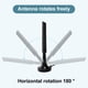 thumbnail image 2 of Adaptador WiFi USB inalámbrico para PC, velocidad WiFi AC1200Mbps, banda dual, conexión estable de largo alcance de 5 GHz y 2,4 GHz, antena WiFi de alta ganancia para computadora portátil de, 2 of 5