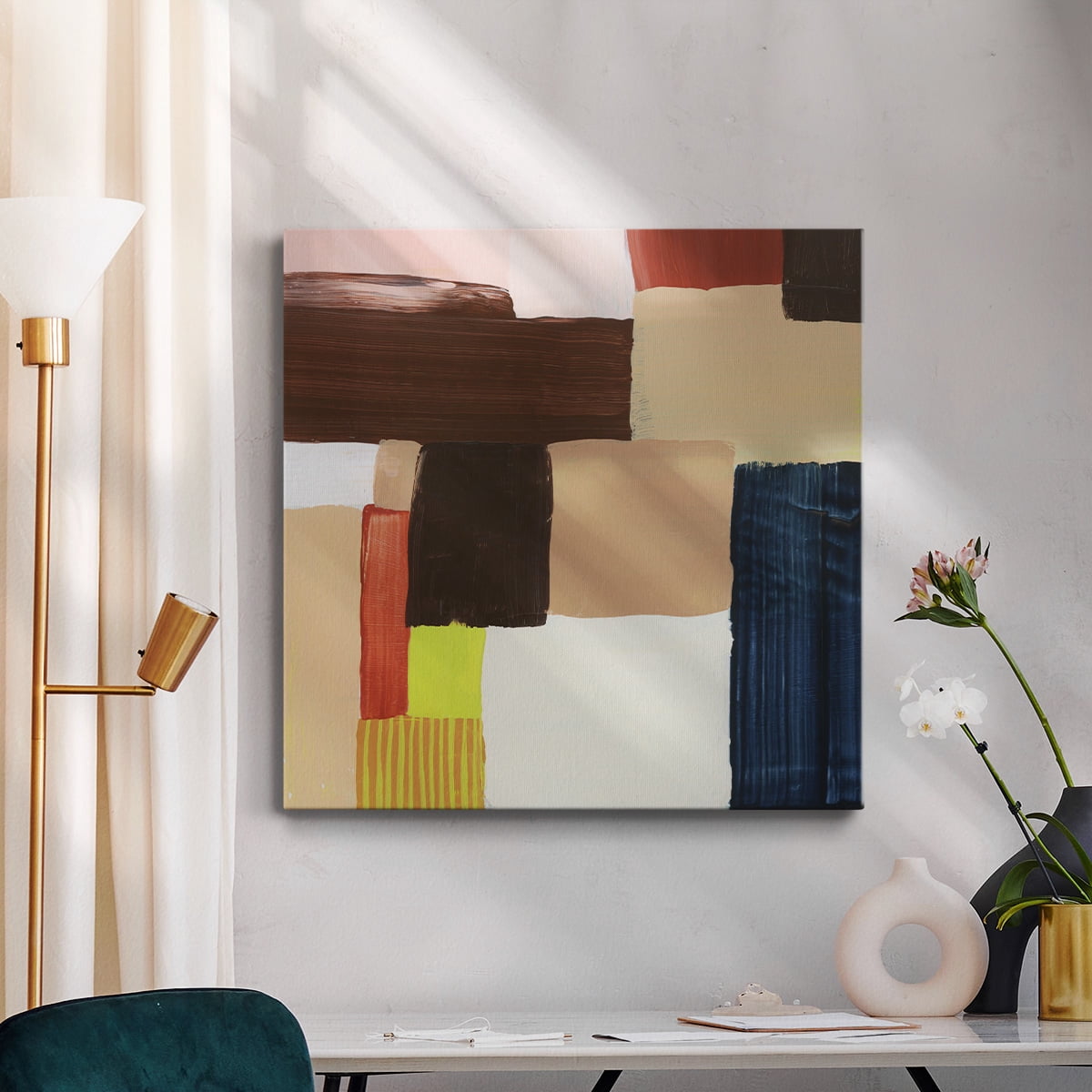 Wexford Home Custom Hourglass II-Premium Gallery Wrapped Canvas, 24" x 24" - Ready to Hang