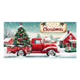 thumbnail image 1 of GUANGHONG Holiday Cheer Garage Festive Christmas Banner with Bright Colors Festive Design for Auto Enthusiasts Home Garages Easy round Flag Patch Flag Signs for Business with Stand Flags for Room Girl, 1 of 4