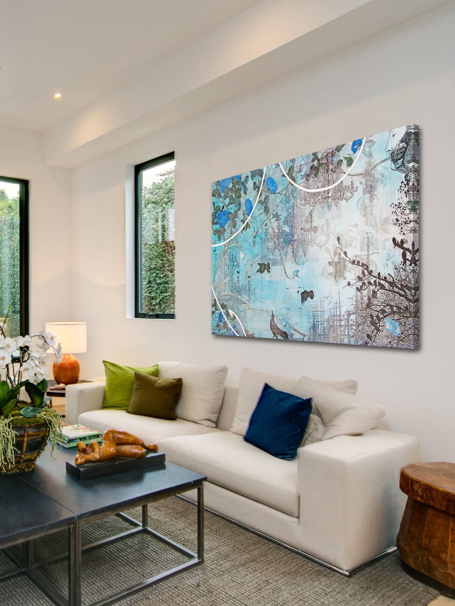 Marmont Hill "Somniloquy" by Tracy Silva Barbosa Painting Print on Canvas