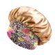thumbnail image 5 of Gorro de dormir de satén con borde ancho elástico y estampado de estilo étnico, gorro de belleza para permanente, 5 of 6
