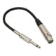 thumbnail image 2 of Cable De Micrófono Esté Conector De 3 Clavijas A Conector De 1/4 '' Y 6.35 Mm 3m, 2 of 7