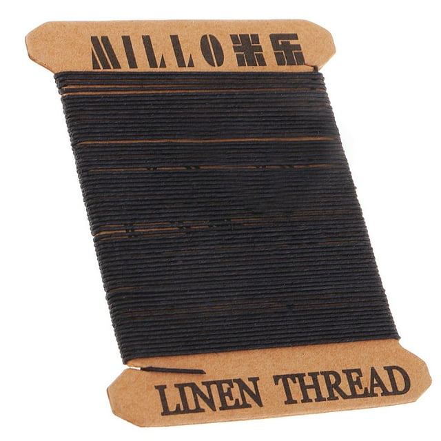 1 Piece Linen Round Braided Waxed Threads for Sewing Leather Crafts M999