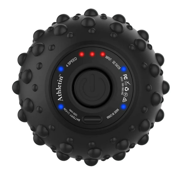 Athletin Vibrating Massage Ball - Deep Tissue Muscle Pain Relief and Recovery