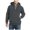Dark Gray, variant on Men’s Pullover Hooded Sweatshirt with Half Zip Front Kangaroo Pocket and Adjustable Drawstring Hood Casual Fit Black L