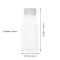 thumbnail image 2 of ULTNICE Transparent ABS Milk Bottles for Kitchen Use Safe Reusable Drink Bottles with Caps 20 Pieces, 2 of 8