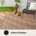 thumbnail image 5 of Nicole Miller New York Patio Country Danica Transitional Geometric Indoor/Outdoor Area Rug, Terracotta/Ivory , 5'2"x7'2", 5 of 9