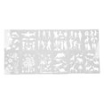 thumbnail image 2 of Paint Stencils, Different Styles Painting Stencils 12 Pieces Safe Material  For Crafts For DIY For Painting, 2 of 8