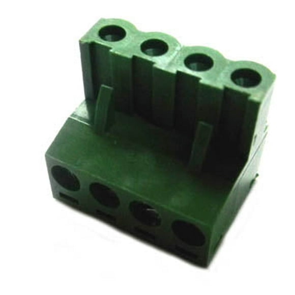 13-2604 - TERM BLOCK 4P FEM PLUG RA 5.08MM 22-12AWG 15A/300V 10MM Large