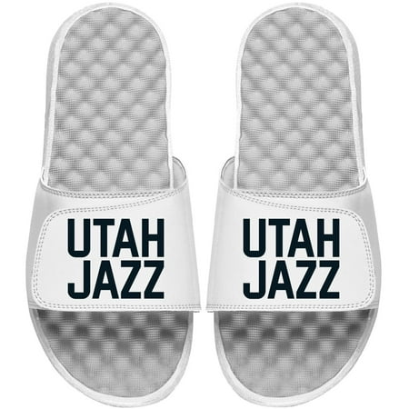 

Men s ISlide White Utah Jazz Wordmark Slide Sandal