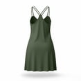 thumbnail image 7 of Lenpel Summer Nightgowns for Women V Neck Sleeveless Racerback Sleepwear Mini Dresses Comfy Soft Casual Loose House Dresses, 7 of 7