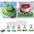 thumbnail image 4 of Set de adornos para tartas de fútbol, de plástico, para jugadores de fútbol, 4 of 8