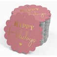 thumbnail image 4 of Inkdotpot Étiquettes en Papier Réelles Dorées Joyeuses Fêtes 50 Pcs, 4 of 6