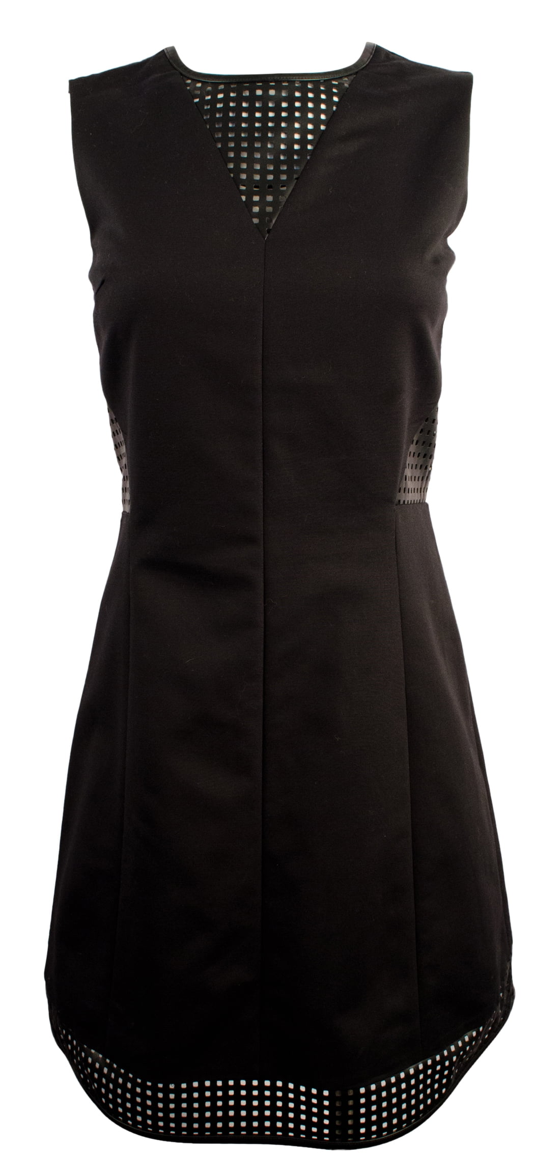 armani exchange faux leather dress