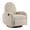 Almond, variant on 35" Swivel Recliner, Glider Recliner, Rocker Chair with 360 Degree Swivel and Solid Wood Base for Household Leisure Area, Beige